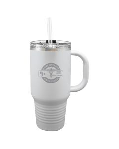 Polar Camel 32 oz. Travel Mug with Snap Lid and Straw - LTM73XX